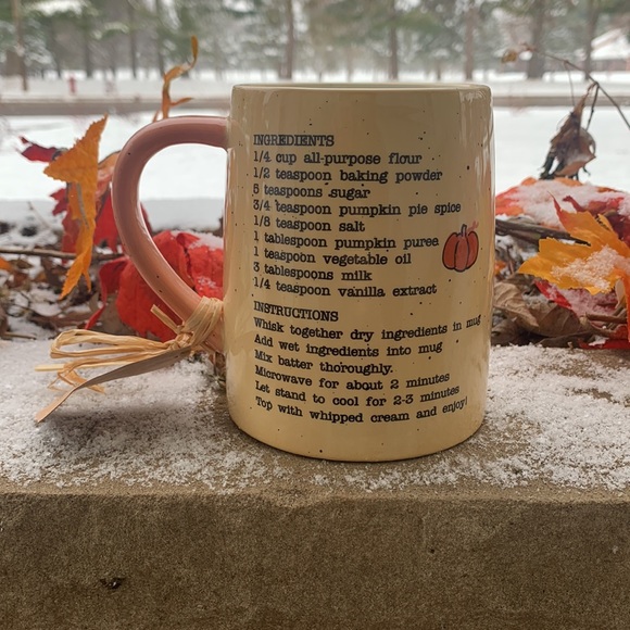 Pumpkin spice cake in a mug coffee mug - Picture 2 of 2